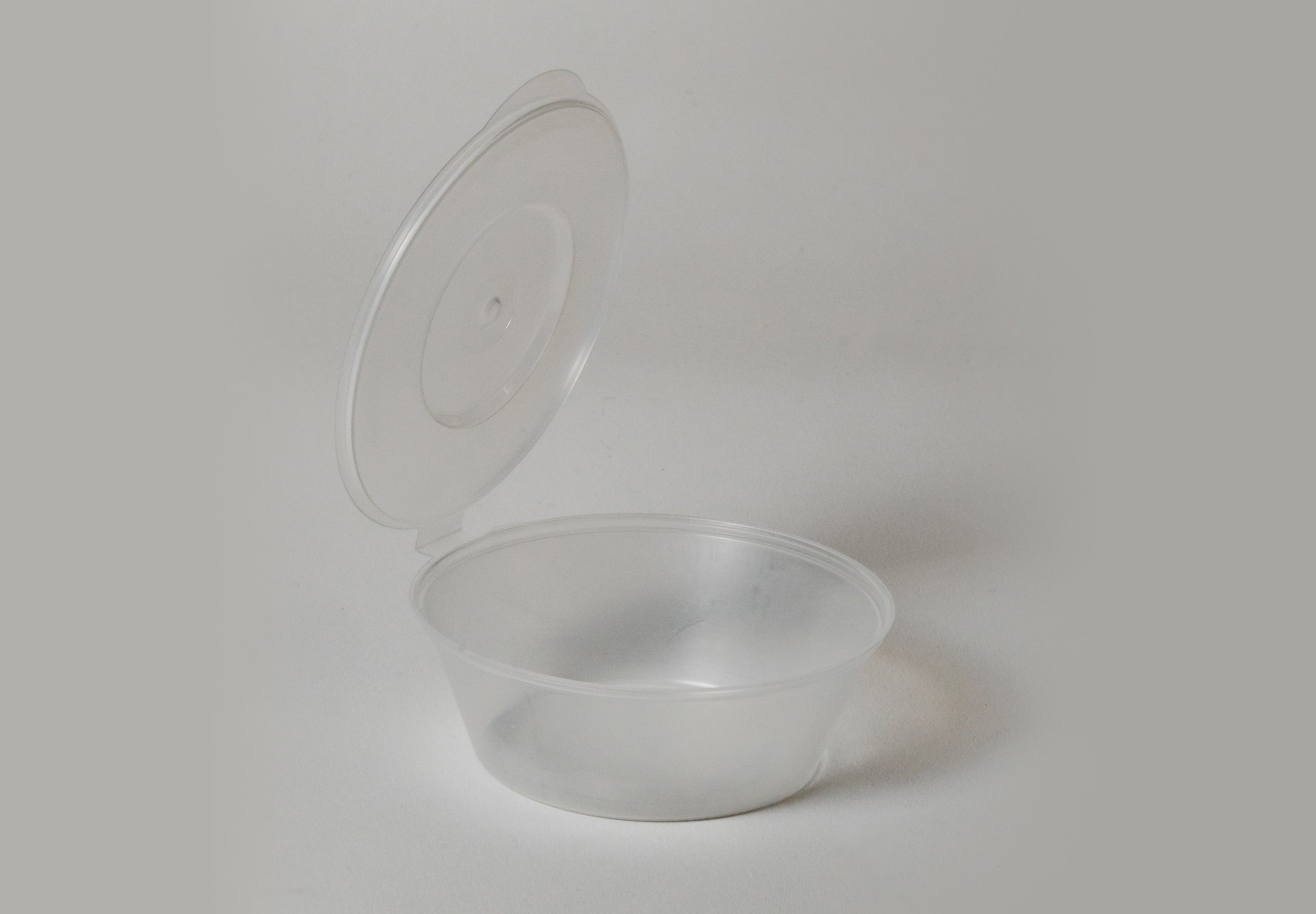 Image of 6oz Clear Hinged Portion Cup